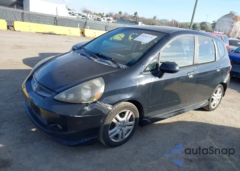 2007 Honda Fit Sport z USA, uszkodzony, nr VIN JHMGD38647S010296